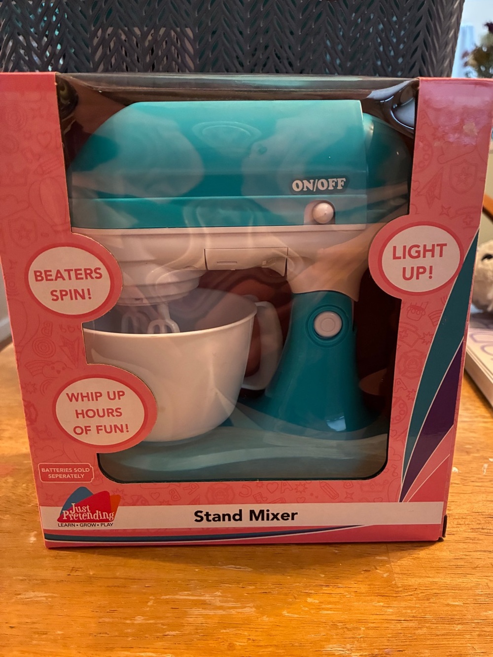 Just Pretending Teal Stand Mixer - Light Up Toy